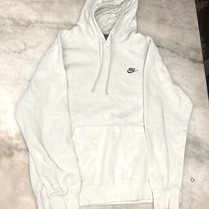 White Nike hoodie